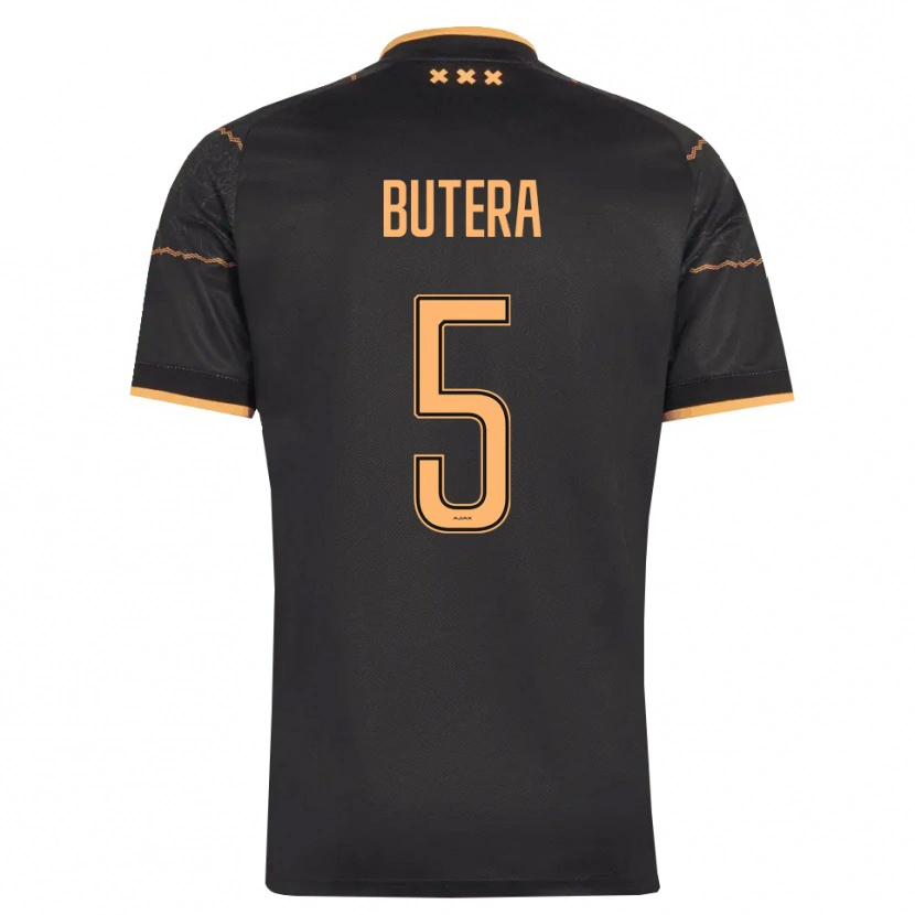 Danxen Donna Maglia Ethan Butera #5 Nero Arancione Kit Gara Away 2026/27 Maglietta