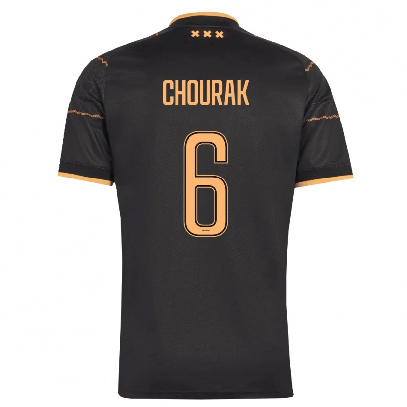 Danxen Donna Maglia Nassef Chourak #6 Nero Arancione Kit Gara Away 2026/27 Maglietta