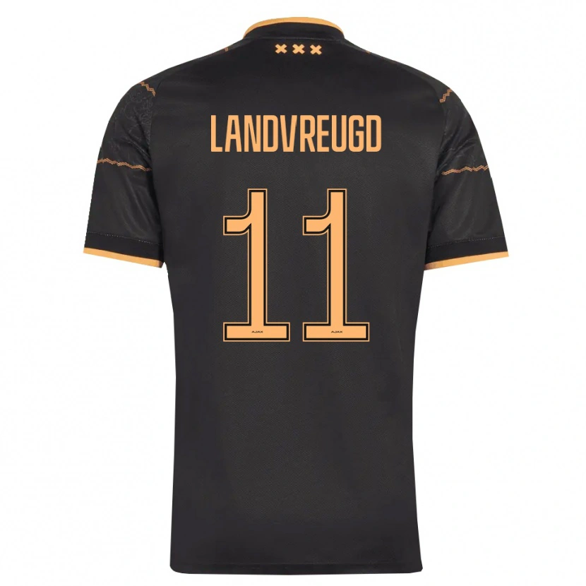 Danxen Donna Maglia Nafairon Landvreugd #11 Nero Arancione Kit Gara Away 2026/27 Maglietta