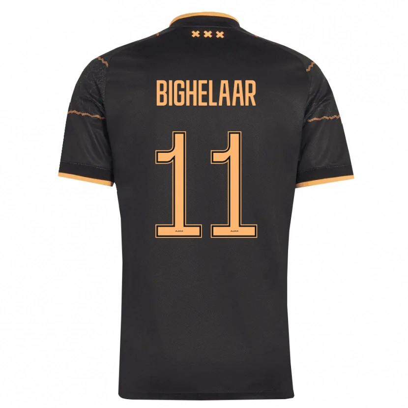 Danxen Donna Maglia Marjolijn Van Den Bighelaar #11 Nero Arancione Kit Gara Away 2026/27 Maglietta