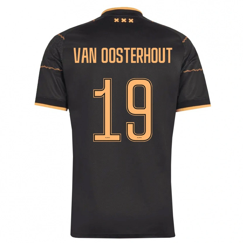 Danxen Donna Maglia Charly Van Oosterhout #19 Nero Arancione Kit Gara Away 2026/27 Maglietta