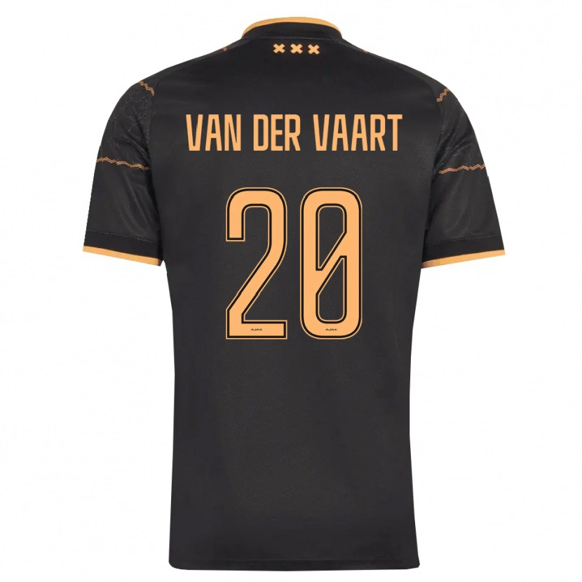 Danxen Donna Maglia Damian Van Der Vaart #20 Nero Arancione Kit Gara Away 2026/27 Maglietta