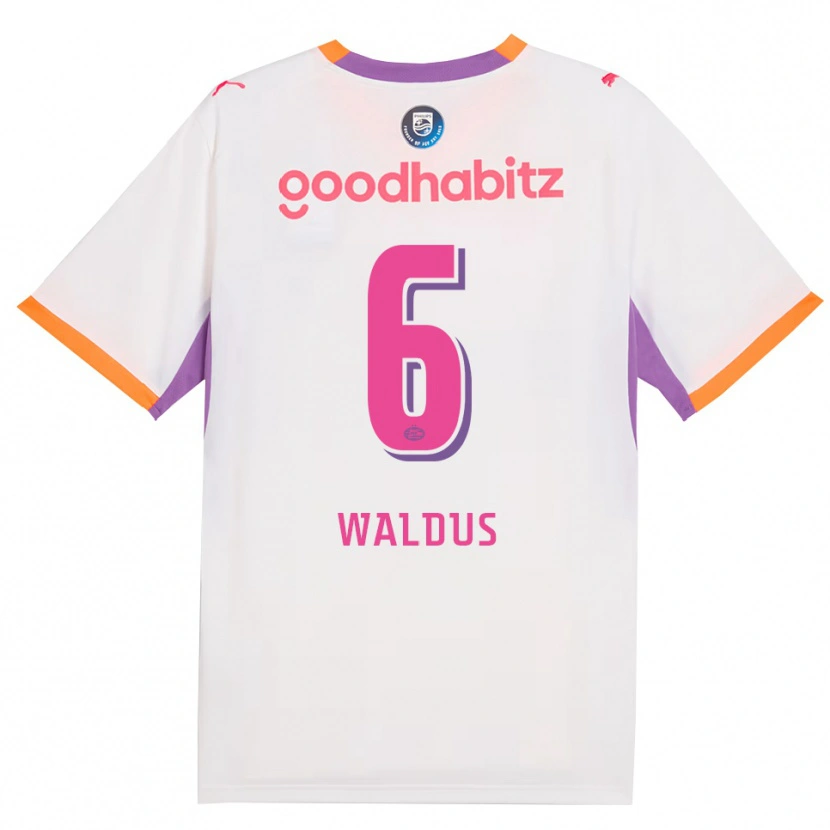 Danxen Donna Maglia Maruschka Waldus #6 Bianco Viola Arancione Kit Gara Away 2026/27 Maglietta