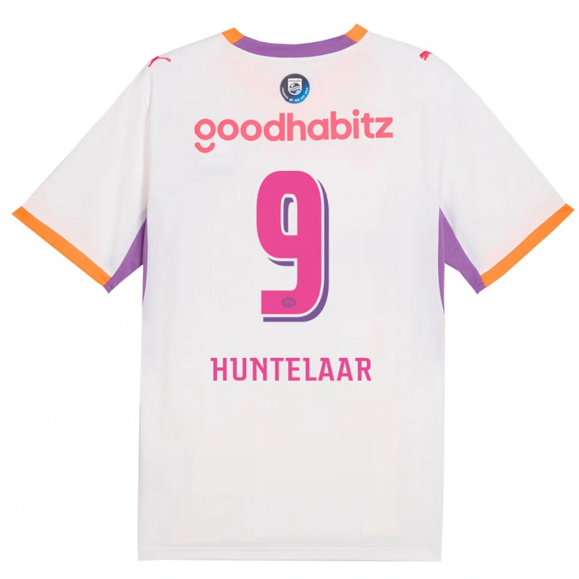 Danxen Donna Maglia Seb Huntelaar #9 Bianco Viola Arancione Kit Gara Away 2026/27 Maglietta