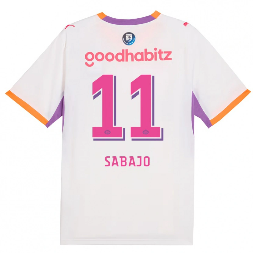 Danxen Donna Maglia Givenciyo Sabajo #11 Bianco Viola Arancione Kit Gara Away 2026/27 Maglietta