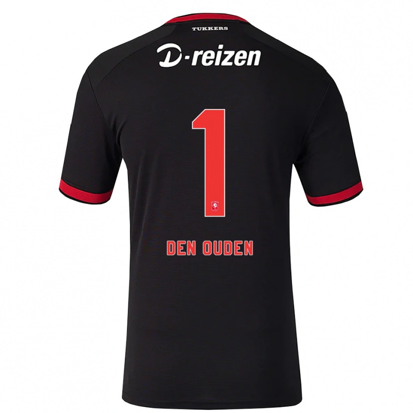 Danxen Donna Maglia Jim Den Ouden #1 Rosso Bianco Nero Kit Gara Away 2026/27 Maglietta