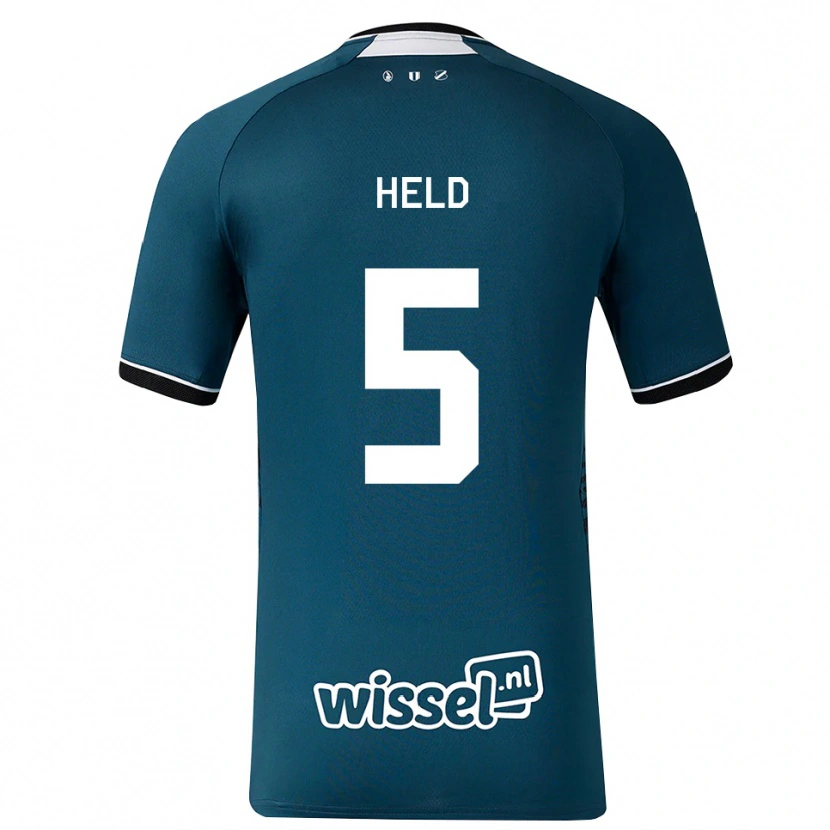 Danxen Donna Maglia Nazjir Held #5 Grigioardesiascuro Bianco Kit Gara Away 2026/27 Maglietta