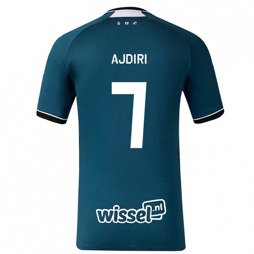 Danxen Donna Maglia Amin Ajdiri #7 Grigioardesiascuro Bianco Kit Gara Away 2026/27 Maglietta
