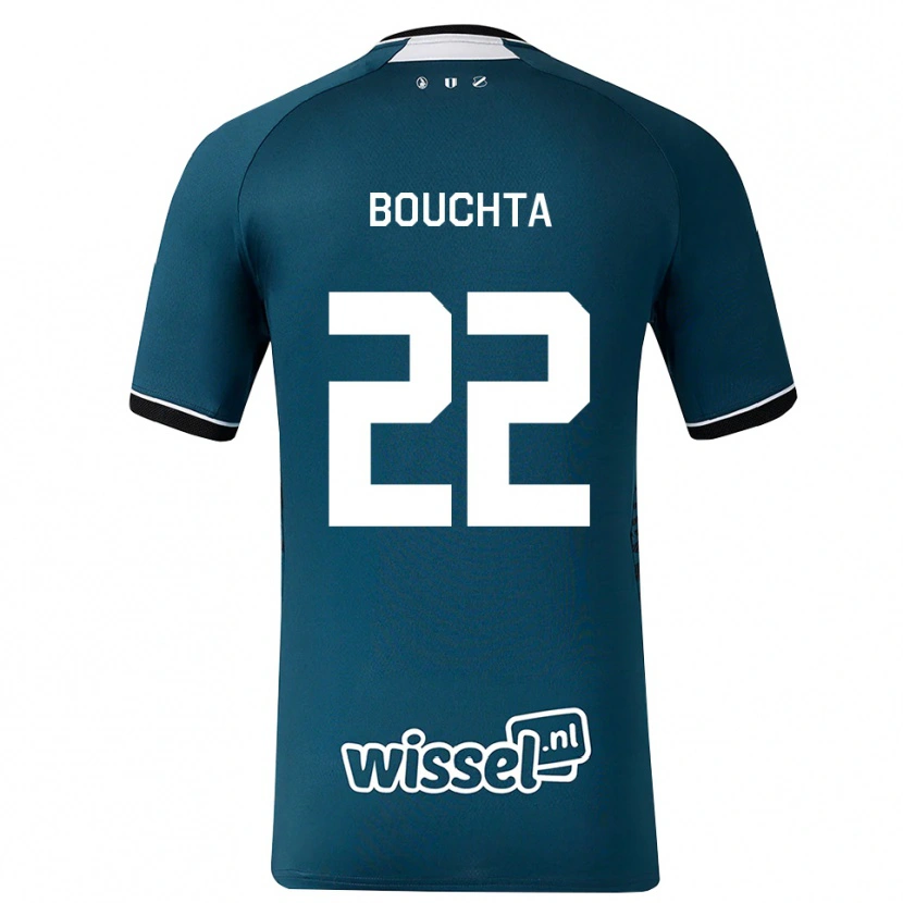 Danxen Donna Maglia Dani Bouchta #22 Grigioardesiascuro Bianco Kit Gara Away 2026/27 Maglietta