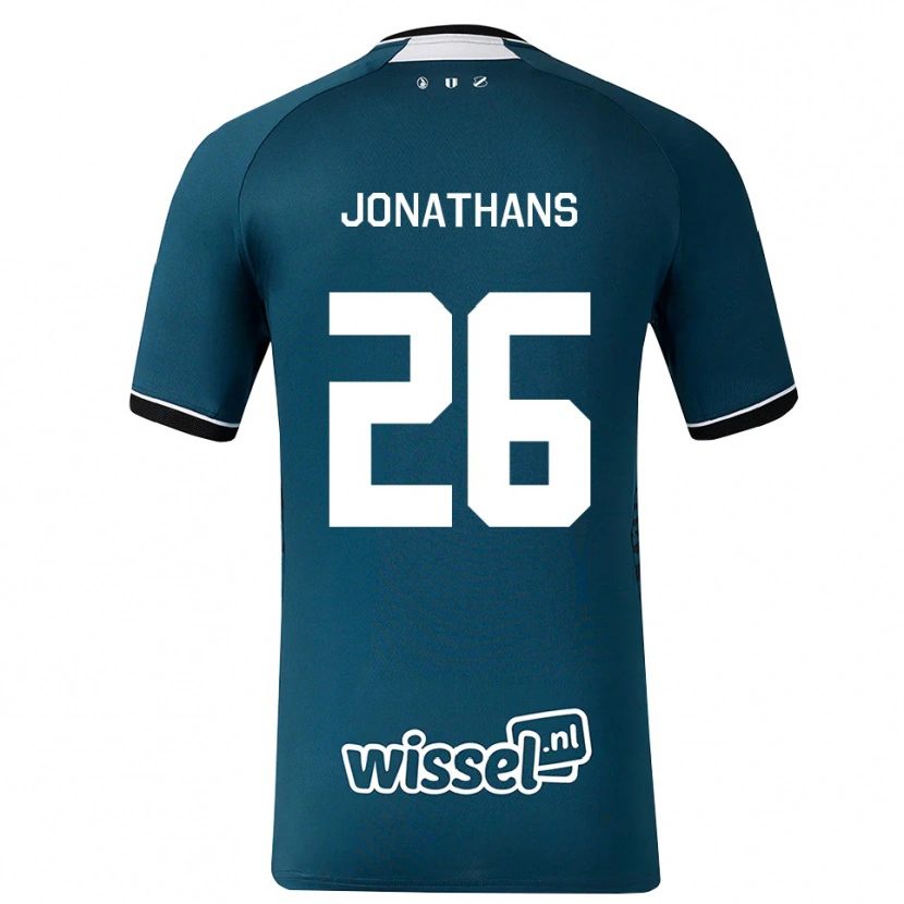 Danxen Donna Maglia Miliano Jonathans #26 Grigioardesiascuro Bianco Kit Gara Away 2026/27 Maglietta