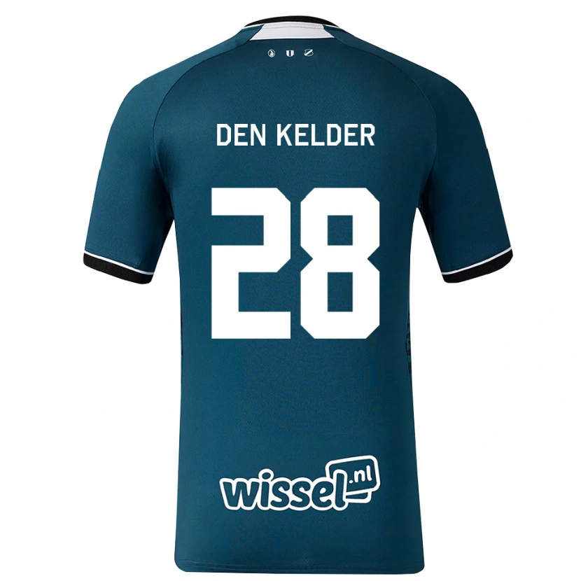 Danxen Donna Maglia Gera Op Den Kelder #28 Grigioardesiascuro Bianco Kit Gara Away 2026/27 Maglietta