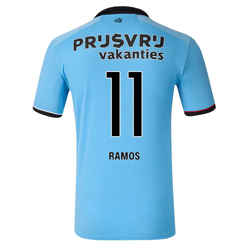 Danxen Donna Maglia Dimayro Ramos #11 Blu Cielo Profondo Nero Rosso Kit Gara Away 2026/27 Maglietta