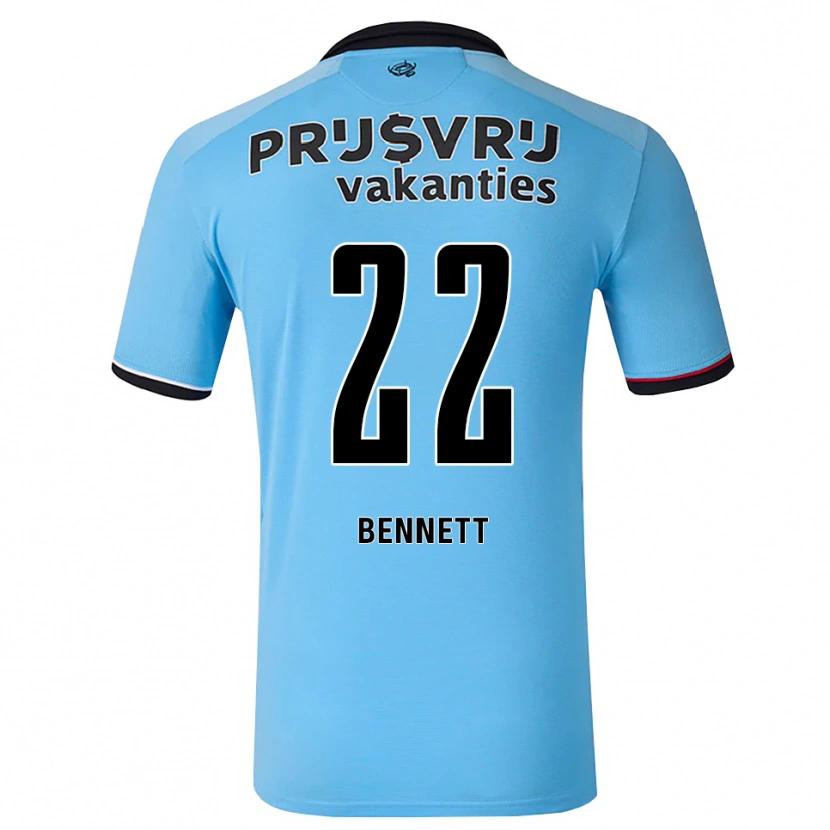 Danxen Donna Maglia Walter Bennett #22 Blu Cielo Profondo Nero Rosso Kit Gara Away 2026/27 Maglietta