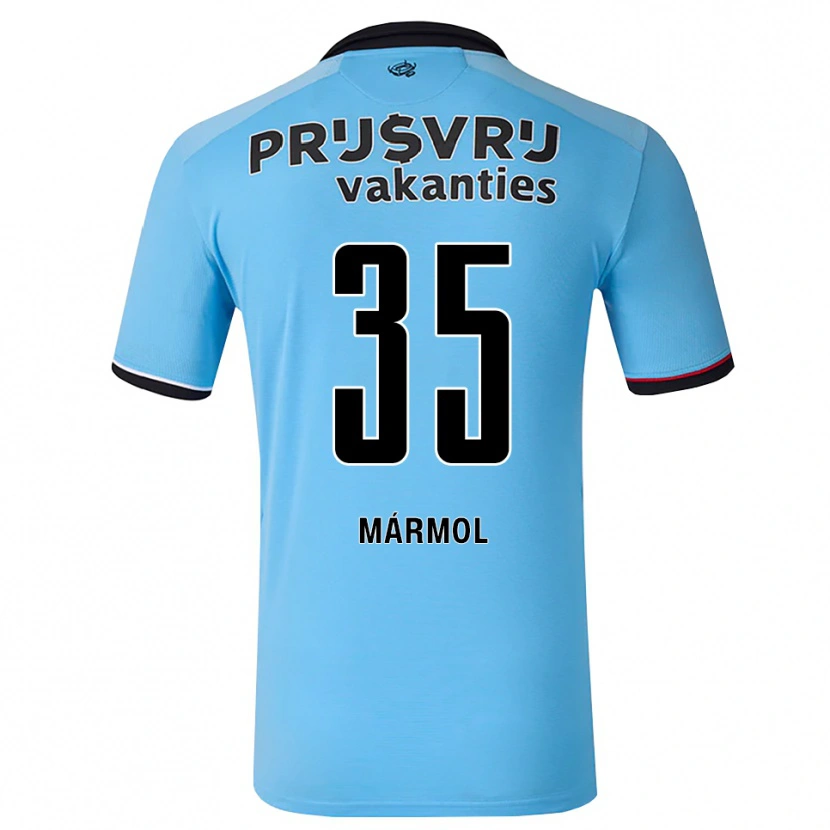 Danxen Donna Maglia Mika Mármol #35 Blu Cielo Profondo Nero Rosso Kit Gara Away 2026/27 Maglietta