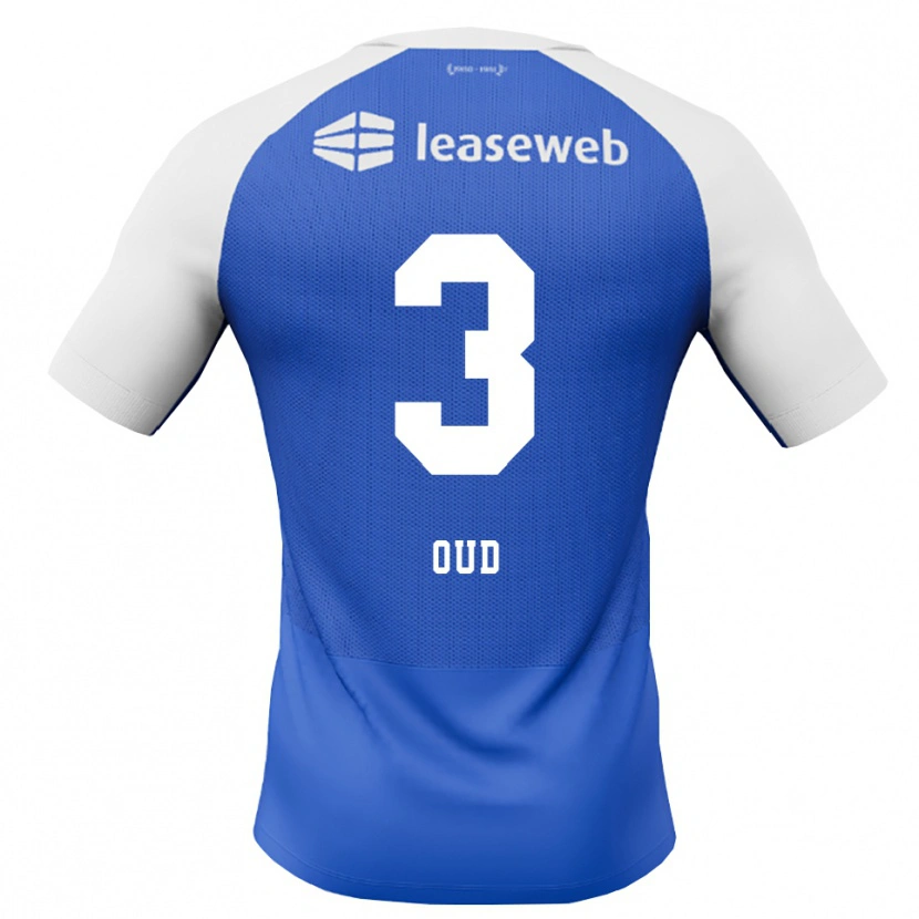 Danxen Donna Maglia Joeri Oud #3 Blu Dodger Rosso Bianco Kit Gara Away 2026/27 Maglietta