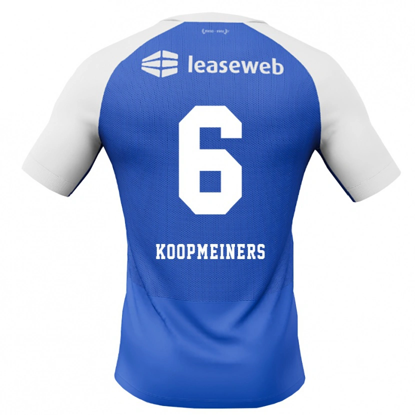 Danxen Donna Maglia Peer Koopmeiners #6 Blu Dodger Rosso Bianco Kit Gara Away 2026/27 Maglietta
