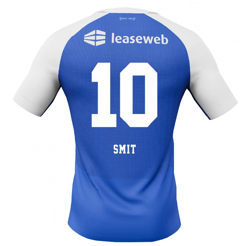 Danxen Donna Maglia Kees Smit #10 Blu Dodger Rosso Bianco Kit Gara Away 2026/27 Maglietta