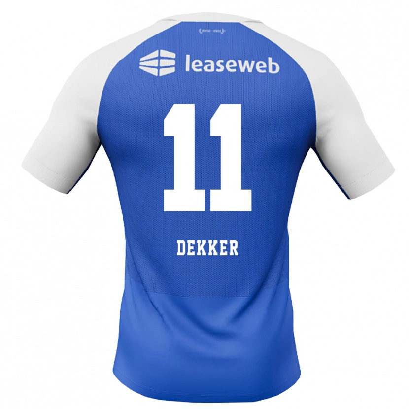 Danxen Donna Maglia Isabella Dekker #11 Blu Dodger Rosso Bianco Kit Gara Away 2026/27 Maglietta