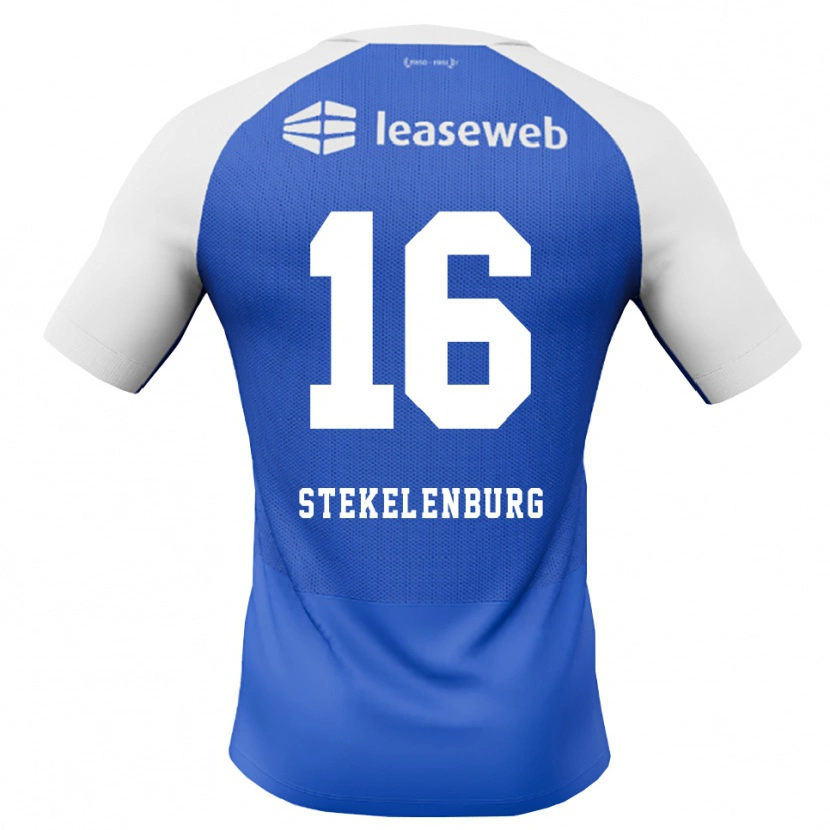 Danxen Donna Maglia Sem Stekelenburg #16 Blu Dodger Rosso Bianco Kit Gara Away 2026/27 Maglietta