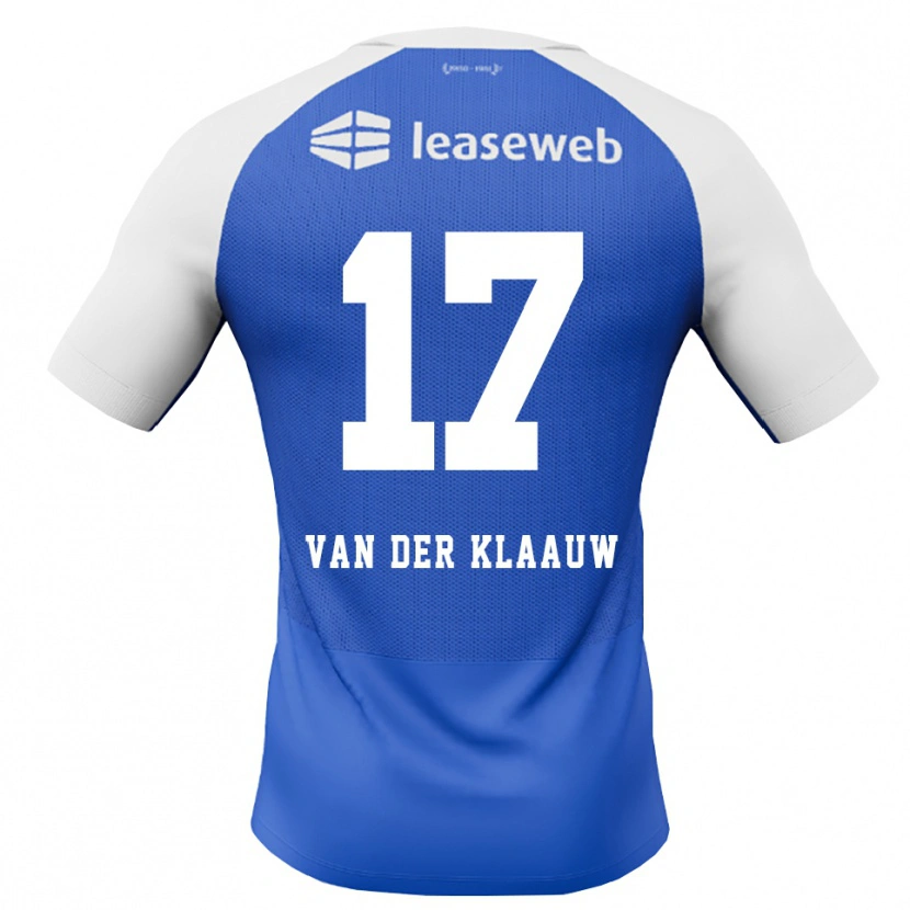 Danxen Donna Maglia Deacon Van Der Klaauw #17 Blu Dodger Rosso Bianco Kit Gara Away 2026/27 Maglietta