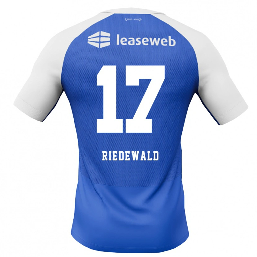 Danxen Donna Maglia Kenzo Riedewald #17 Blu Dodger Rosso Bianco Kit Gara Away 2026/27 Maglietta