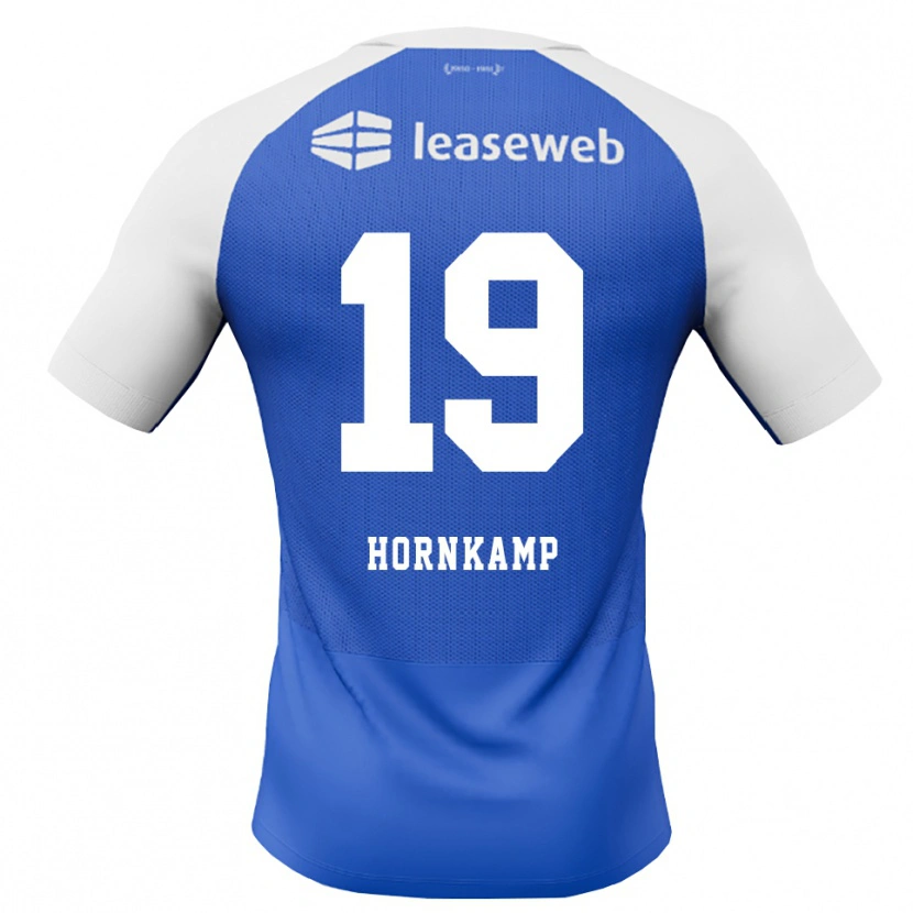 Danxen Donna Maglia Jizz Hornkamp #19 Blu Dodger Rosso Bianco Kit Gara Away 2026/27 Maglietta