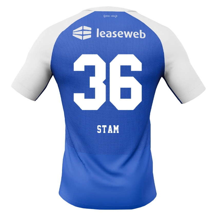 Danxen Donna Maglia Finn Stam #36 Blu Dodger Rosso Bianco Kit Gara Away 2026/27 Maglietta