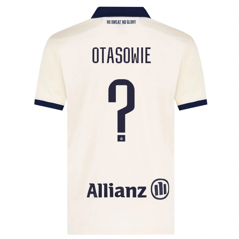 Danxen Donna Maglia Owen Otasowie #0 Beige Nero Kit Gara Away 2026/27 Maglietta