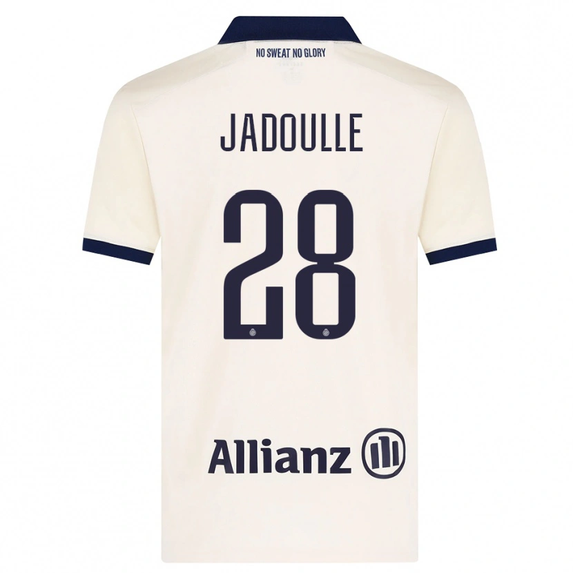 Danxen Donna Maglia Romane Jadoulle #28 Beige Nero Kit Gara Away 2026/27 Maglietta
