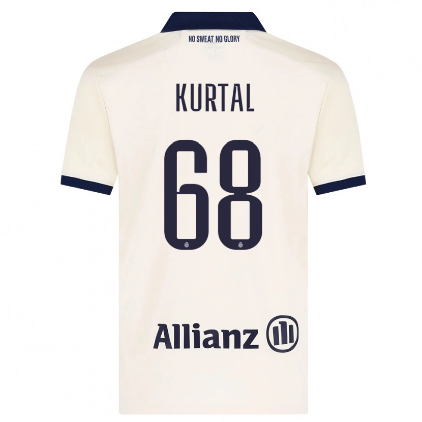 Danxen Donna Maglia Utku Kurtal #68 Beige Nero Kit Gara Away 2026/27 Maglietta