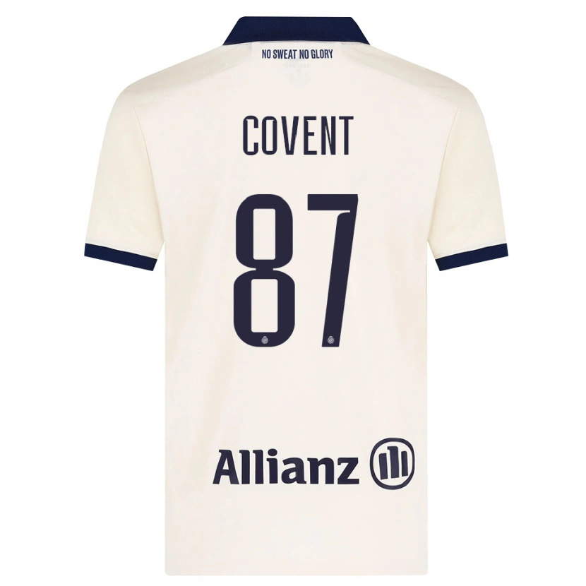 Danxen Donna Maglia Jorijn Covent #87 Beige Nero Kit Gara Away 2026/27 Maglietta