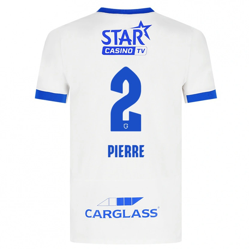 Danxen Donna Maglia Kayden Pierre #2 Bianco Blu Kit Gara Away 2026/27 Maglietta
