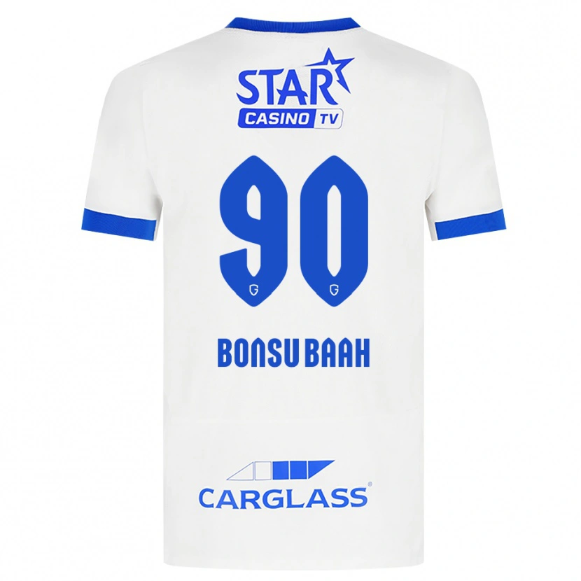 Danxen Donna Maglia Christopher Bonsu Baah #90 Bianco Blu Kit Gara Away 2026/27 Maglietta