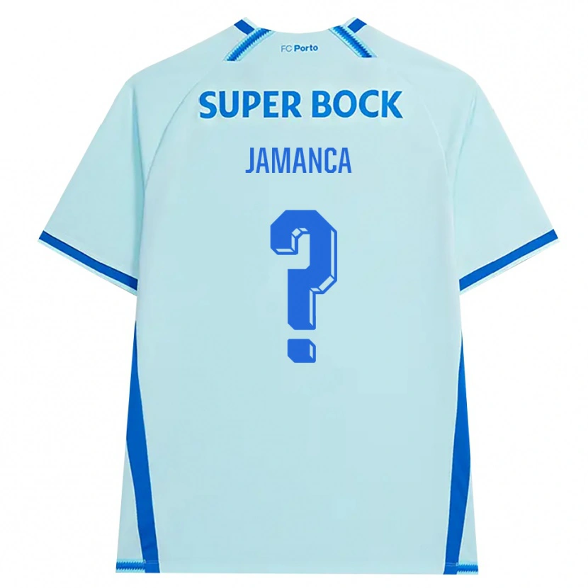 Danxen Donna Maglia Tcherno Jamanca #0 Azzurro Chiaro Blu Kit Gara Third 2026/27 Maglietta