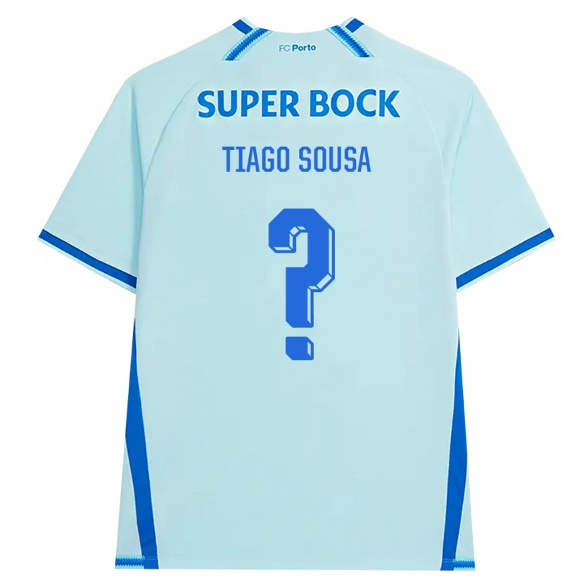 Danxen Donna Maglia Tiago Sousa #0 Azzurro Chiaro Blu Kit Gara Third 2026/27 Maglietta