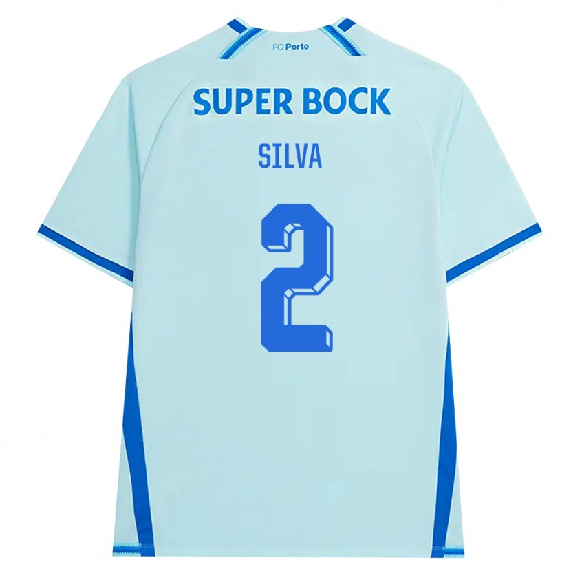 Danxen Donna Maglia Marco Silva #2 Azzurro Chiaro Blu Kit Gara Third 2026/27 Maglietta