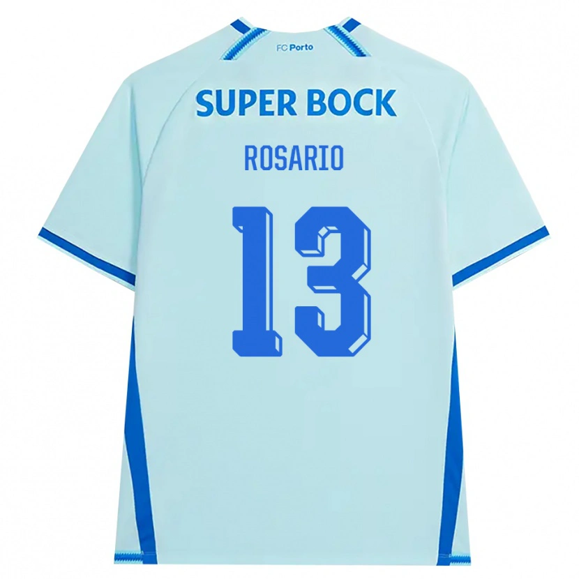 Danxen Donna Maglia Pablo Rosario #13 Azzurro Chiaro Blu Kit Gara Third 2026/27 Maglietta