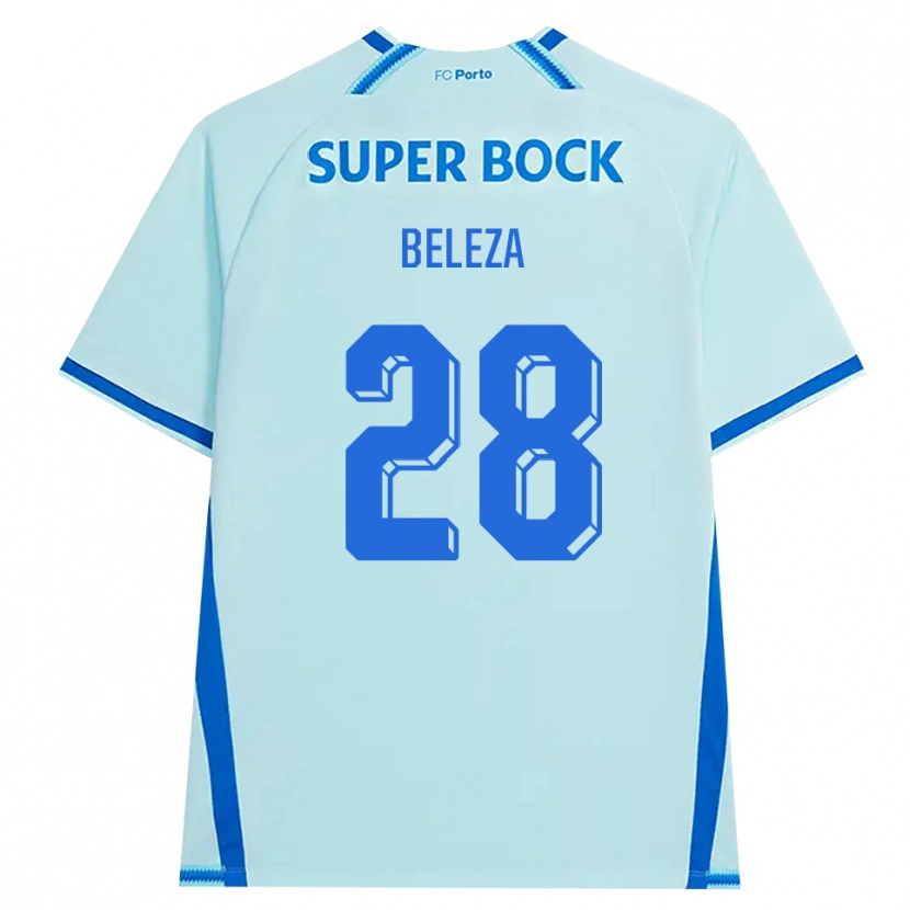 Danxen Donna Maglia Tatiana Beleza #28 Azzurro Chiaro Blu Kit Gara Third 2026/27 Maglietta