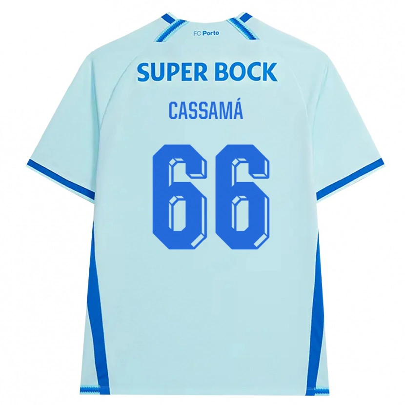 Danxen Donna Maglia Adramane Cassamá #66 Azzurro Chiaro Blu Kit Gara Third 2026/27 Maglietta