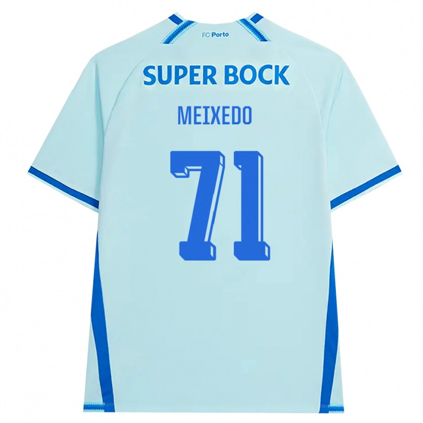 Danxen Donna Maglia Francisco Meixedo #71 Azzurro Chiaro Blu Kit Gara Third 2026/27 Maglietta
