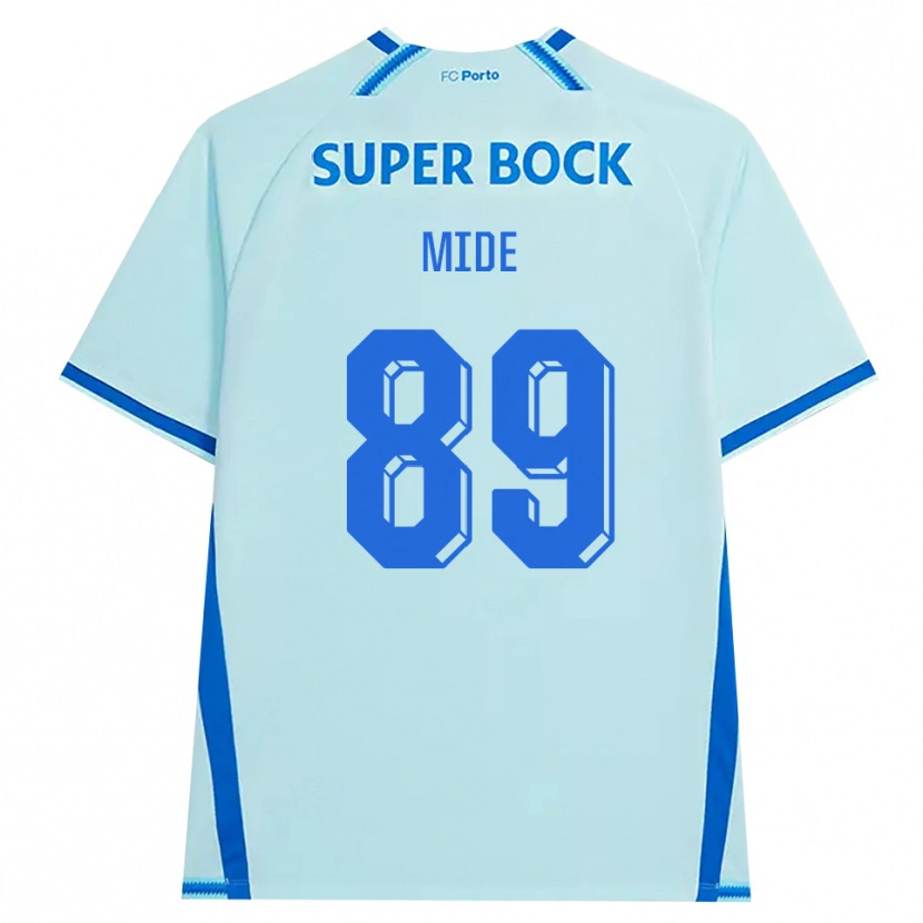 Danxen Donna Maglia Mateus Mide #89 Azzurro Chiaro Blu Kit Gara Third 2026/27 Maglietta