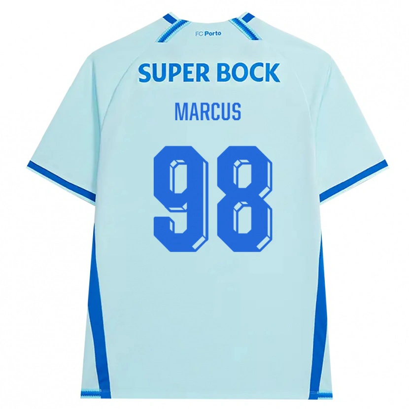 Danxen Donna Maglia Abraham Marcus #98 Azzurro Chiaro Blu Kit Gara Third 2026/27 Maglietta