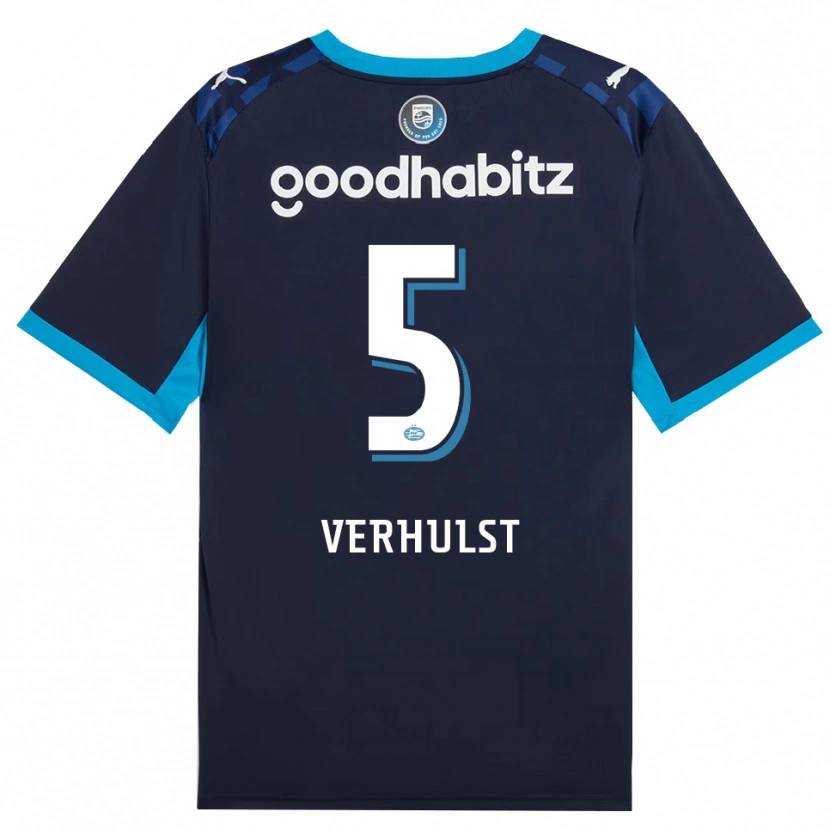 Danxen Donna Maglia Gino Verhulst #5 Blu Dodger Blu Reale Kit Gara Third 2026/27 Maglietta