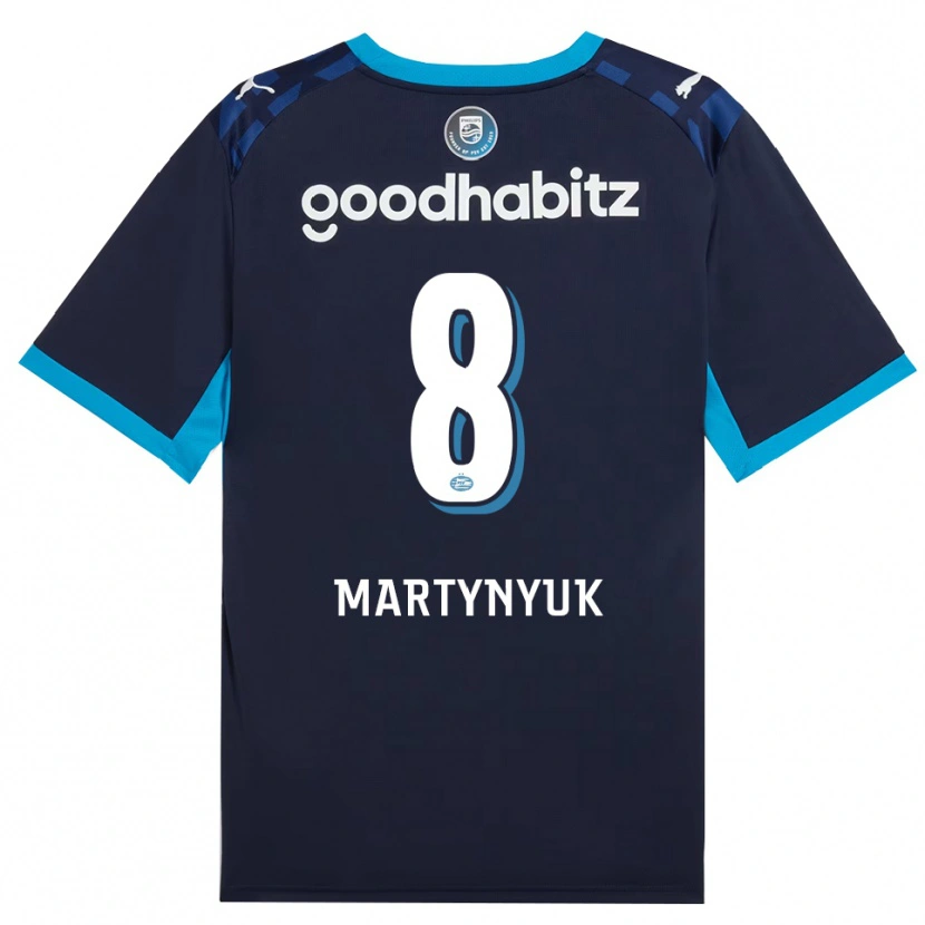 Danxen Donna Maglia Anton Martynyuk #8 Blu Dodger Blu Reale Kit Gara Third 2026/27 Maglietta