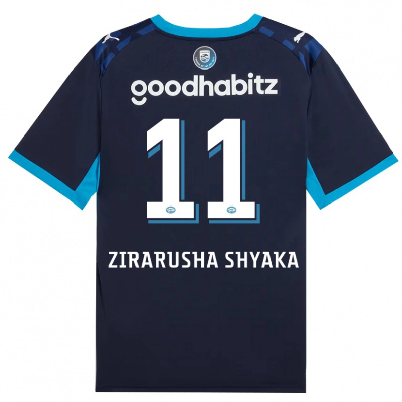 Danxen Donna Maglia David Zirarusha Shyaka #11 Blu Dodger Blu Reale Kit Gara Third 2026/27 Maglietta
