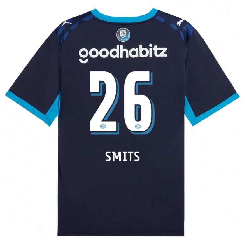 Danxen Donna Maglia Eef Smits #26 Blu Dodger Blu Reale Kit Gara Third 2026/27 Maglietta
