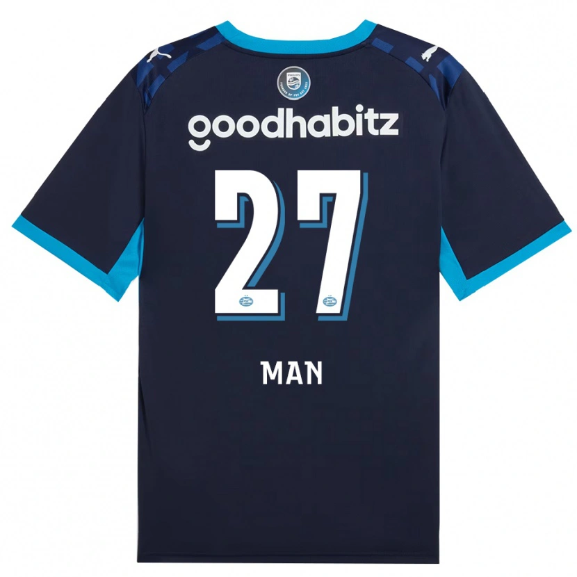 Danxen Donna Maglia Dennis Man #27 Blu Dodger Blu Reale Kit Gara Third 2026/27 Maglietta
