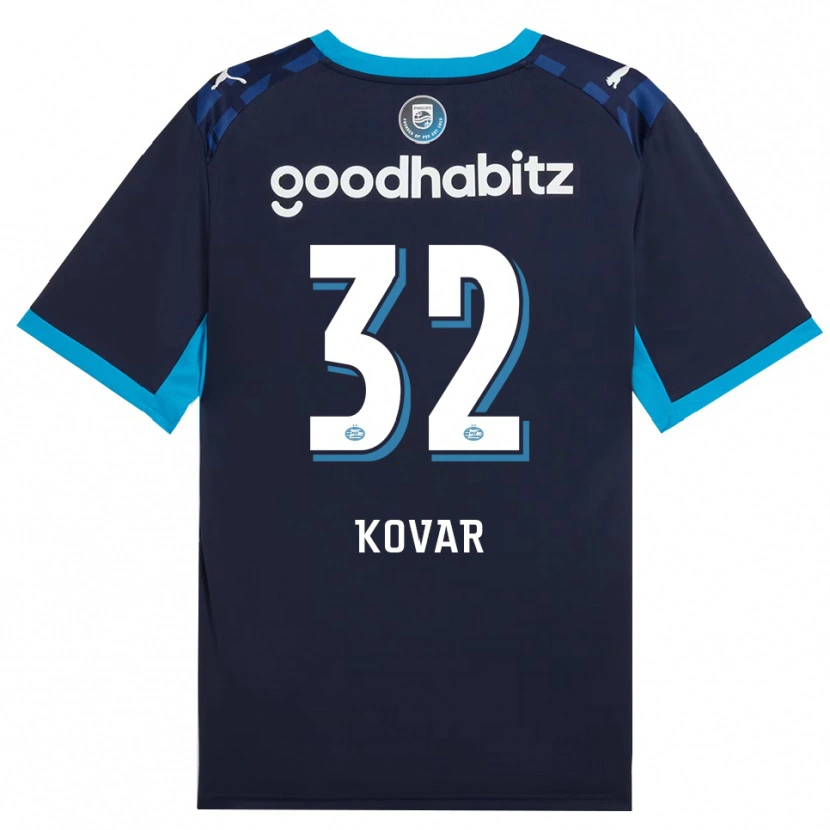 Danxen Donna Maglia Matej Kovar #32 Blu Dodger Blu Reale Kit Gara Third 2026/27 Maglietta