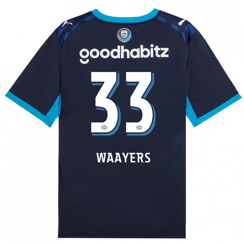 Danxen Donna Maglia Eus Waayers #33 Blu Dodger Blu Reale Kit Gara Third 2026/27 Maglietta