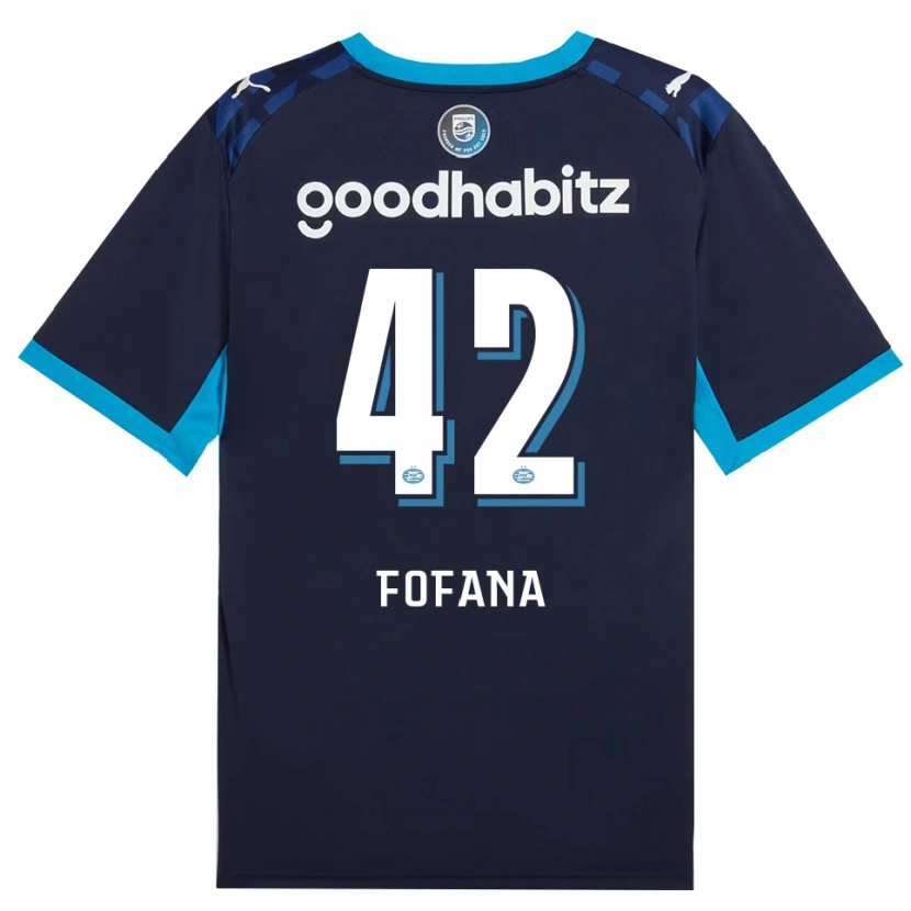 Danxen Donna Maglia Fode Fofana #42 Blu Dodger Blu Reale Kit Gara Third 2026/27 Maglietta